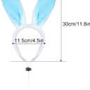 Dog Easter Bunny Costumes Easter Bunny Ears Headband Bandanas for Medium Dogs Pet Costume Accessories (Blue)