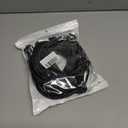 8-Pack Bungee Cords with Hooks & Carabiners - 24 Inch Bungee Rope (4 Hooks + 4 Carabiner Clips) - Heavy Duty Elastic Stretch Cords for Kayaking, Camping, Truck, Tarp, Gear Tie Down - Black