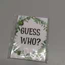 Baby Shower Game Cards, Find Who Dad or Mom Game, Tropical Jungle Theme Party Games, Set of 30 (Green007)