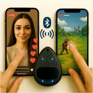 Wireless Bluetooth Auto Clicker & Screen Tapper for TikTok iPhone Android  Smart Finger Bot, Remote Button Pusher, Silent Hands-Free Clicker for Likes, AR Pet, Battle Royale, Scrolling, Page Turning