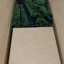 Goplus 7.5FT Artificial Christmas Tree Premium Spruce Hinged Tree with 550 LED Lights and Solid Metal Stand, UL-Certified Transformer