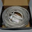 50ft/15m Plug in LED Rope Lights, 540 Daylight White LEDs, 110V, Waterproof,Connectable, Power Socket Connector Fuse Holder, Indoor/Outdoor Use, Ideal for Backyards, Decorative Lighting