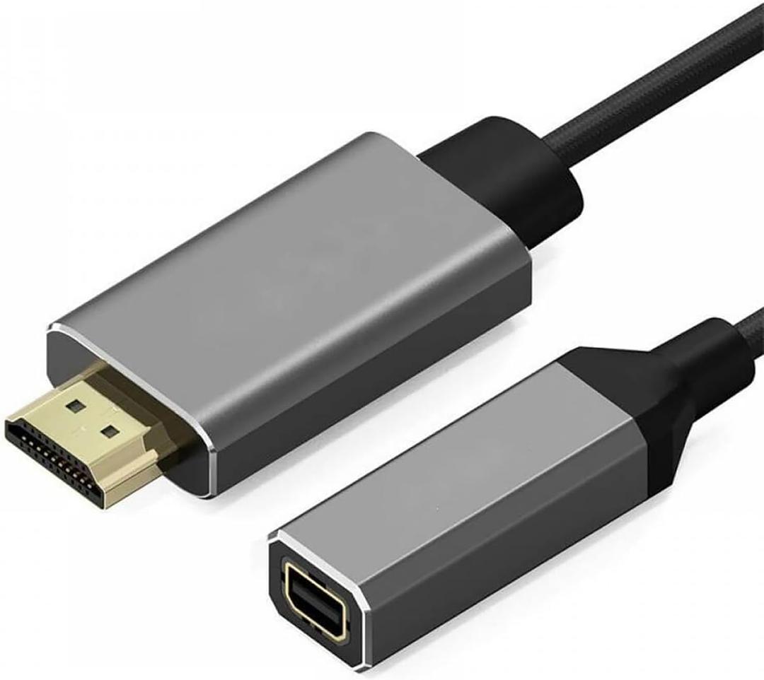 Elecbee HDMI to Mini for Display Port Converter Adapter Cable 4K X 2K HDMI Male to Female Video Cable