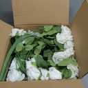 102 PCS White Roses Artificial Flowers