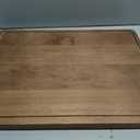 Large Acacia Wood Cutting Boards for Kitchen, 24 x 18 Inch Extra Large Wooden Cutting Board with Juice Groove, Reversible Butcher Block Cutting Board for Meat and Veggies