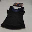 Sweat Shaper Premium Sauna Tank Top For Women, Slimming Sauna Shirt For Women, Sweat Vest for Workouts (Small-Medium, Black)