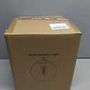 JAGORI Glass Pendant Light,Mid Century Modern Light Fixture,Hanging Lights for Kitchen Island,Bathroom, Bedroom,Hallway Foyer (Gold, 8 in)