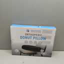 PT ENDORSED Donut Pillow for Tailbone Pain Relief - Hemorrhoid Pillow for Sitting, Orthopedic Donut Seat Cushion for Pressure Relief, Post Surgery, Postpartum Pregnancy, Lifting Cushions for Coccyx (Medium - 17.5" x 14" x 2.75")