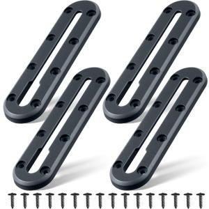 Hohean Kayak Track, Kayak Low Profile Track for Fishing Rod Holder, Kayak Track Accessories for Cup Holder, Kayak Accessories Mount Track, Kayak Rail Track for Paddle Holders (7 Inch)