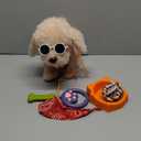 TUMAMA Remote Control Electronic Plush Puppy Dog Toy, Fun Interactive Toys,Walks,Barks,Shake Tail,Dress Up Realistic Stuffed Animal Dog, Gift for Girls Boys Age 36 Year Old