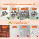 2026 Upgraded Drill-Free Suction Cup Hooks, Stainless Steel Suction Cup Hooks for Shower, Bathroom, Glass, Window,Hanging Towels - 4 Pack