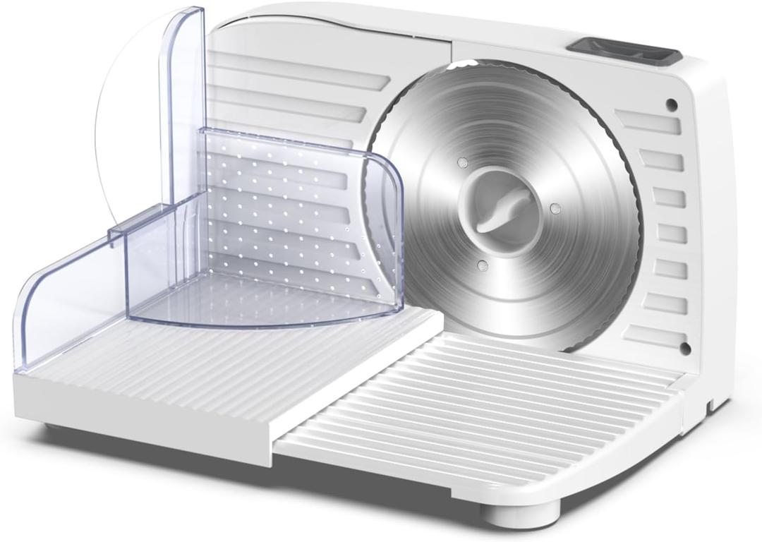 1PC Meat Slicer, Electric Deli Food Slicer, 0-15mm Adjustable Thickness, Suitable for Home and Commercial Use, Cutting Deli Food, Meat, Vegetables, Fruits, Lamb Slicer/Meat Cutter