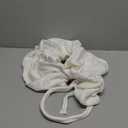 Women Wool Tie Front Tops Crop Top Solid Long Sleeve Solid V Neck Lightweight Crochet Cardigan Crop (Small, White)