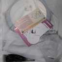 Auxmir 1X/30X Wall Mounted Lighted Makeup Mirror, 8" 3200 mAh Rechargeable Double-Sided Magnifying Mirror, Touch Dimmable 3 Color Lights, 360 Rotating Foldable 14.5" Extension Arm, Brushed Nickel