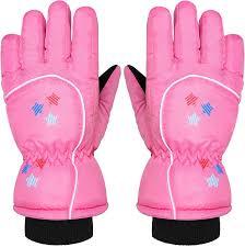 Children Winter Gloves Pink