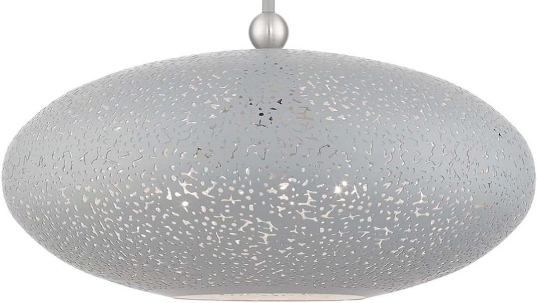 Livex Lighting 49185-80 3 Light Nordic Gray Pendant