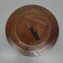 1 Pcs Plates Wood Communion Set with Lid, Wooden Bread Tray Plates for Churches, Holy Communion Tray with Cover, Church Supplies Ware Sets