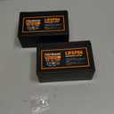 NERMAK 12V 7Ah (7.2Ah) Lithium LiFePO4 Battery 2 Pack, 2000+ Cycles Lithium Iron Phosphate Rechargeable Battery for Small Solar, Camping, Lighting, Ride on Toys, Fish Finder and More, Built-in 8A BMS