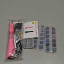 Worthofbest Hotfix Rhinestone Setter, Hot Fix Applicator Tool Bedazzler Kit with rhinestones, Kit, Hot Fixed Wand for Clothes Clothing Fabric Crafts, 5000 Pcs, AB Crystal, Clear, 3 Gems Sizes, Tips