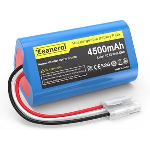 10.8V 4.5Ah Lithium Replacement Battery for Shark Vacuum Battery 10.8V XBT1106N SV1110 SV1110N SV11O6N SV1106N SV116N Freestyle Navigator Cordless Stick Cleaner