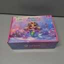 D-FantiX Mermaid Art Supplies Scented Washable Markers for Kids Ages 4-8, 63Pcs Arts and Crafts Kits with Convertible Bag, Travel Activity Drawing Stuff Coloring Set, Gift for 4-6-8-12 Year Old Girls