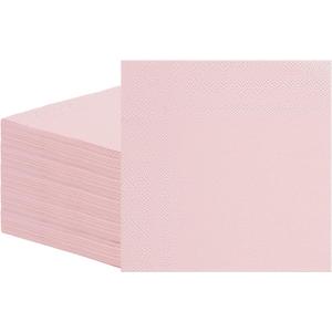 50 Pcs Cocktail Napkins Pink Napkins 6.5 x 6.5 Inch Disposable Disposable Beverage Party Napkins for Christmas Birthday Wedding Baby Shower
