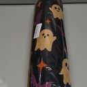 Halloween Outdoor Rug Set, Boo Door Mat 28 x 43 in, 2 Pcs Welcome Mat Set, Halloween Bats Rug, Black Doormat, Halloween Front Porch Doormats, Orange and Black Buffalo Plaid Mats for Outdoor Decor (Spooky)