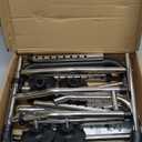 Toilet Safety Rail, 380LB Stainless Steel Toilet Frame with Padded Handles&Paper Holder, Adjustable Detachable Handicap Toilet Rails, Foldable Toilet Support Frame for Elderly