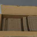HORLIMER 6x4x1 inches Shipping Boxes Set of 50, White Corrugated Cardboard Box Literature Mailer