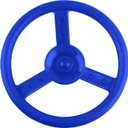 Playground Steering Wheel Accessories Plastic Swingset Steering Wheel Pirate Ship Steering Wheel Playset for Outdoor Backyard Treehouse Playground Jungle Gym (1, Blue)