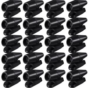 Frienda 20 Pieces Deer Whistles for Vehicles Avoids Collisions, Deer Whistles for Car, Horns for Vehicles Warning Devices with Waterproof Animal Alert for Car and Motorcycle (Black)