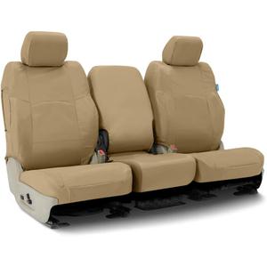 Coverking Custom Fit Seat Cover Designed for Select GMC Models: 1 Row, Ballistic Fabric, Cashmere