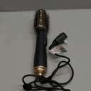 Hair Dryer Brush Blow Dryer Brush in One, 4 in 1 Hair Dryer and Styler Volumizer with Oval Barrel, Professional Salon Hot Air Brush for All Hair Types, Gold