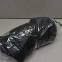 LOVELONGLONG Fleece-Lined Dog Raincoat with Removable Hood  Waterproof Winter Full Body Dog Jacket  Windproof Snowproof Cold-Weather Suit  Black-F L (L (Back 16.5"))