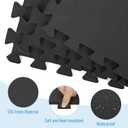 Nisorpa 1/2" Extra Thick Hot Tub Mat for Inflatable Tub 85 in Hot Tub Pad Tub EVA Foam Padding Flooring Protector Non Slip Pool Pad for Indoor Outdoor Inflatable Hot Tub Accessories