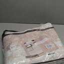 Pink Nursery Rug for Baby Girl 5 x 7 Neutral Blush Pink Boho Cute Floral Foldable Machine Washable Low Pile Soft Surface Carpet Area Rugs for Living Room Bedroom Dorm Kids Playroom,5x7