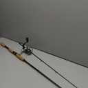 Pflueger 5'6" Monarch Spinning Rod Combo, 2-Piece Graphite Rod, Size 30 Reel, Right/Left Handle Position, Lightweight and Corrosion-Resistant, Aluminum Spool, Disc Drag System