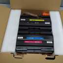 206X Toner Cartridges 4 Pack High Yield (with Chip) Compatible Replacement for HP 206X 206A for Color Laserjet Pro MFP M283fdw M283cdw M283fdn M282nw Pro M255dw M255nw M283 M255 Printer W2110X W2110A