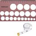 Momcozy Nipple Ruler for Flange Sizing, Soft & Flexible Silicone Measurement Tool for Breast Pump Sizing, Compatible with Momcozy, Medela, Spectra, Lansinoh, Easy to Use for Comfortable Pumping