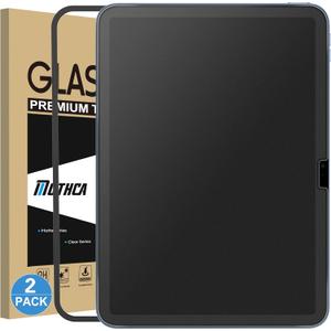 Mothca 2 Pack Matte Glass Screen Protector for iPad 11-inch A16 2025 (11th Generation) / iPad 10th Gen 10.9-inch 2022 Anti-Glare & Anti-Fingerprint Tempered Glass with Alignment Frame, Smooth as Silk