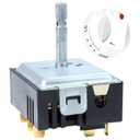 DG44-01006A Dual Burner Infinite Switch dg44-01006a Range Replacement Part Part Number: PER001-02D for Samsung Series Range/Oven Surface Element Control Switch,Fit for NE58F9500SS etc (Includes1knob)