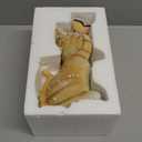 Garden Decor Solar Cat Figurines Cat Lover Gifts with LED Butterfly Lights for Indoor Outdoor Decor for Yard Garden Patio Decor Gifts for Women Grandma Mother's Day Birthday