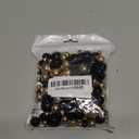 150 Pieces Vase Filler Faux Pearls Vase Makeup Beads No Hole Gloss Pearl Beads Mixed Sizes Round Pearls for Vase Home Party Wedding Decor, 8/ 14/ 20 mm (Gold, Black)