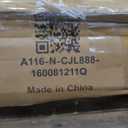 Offex 46" L Modern Computer Desk - Grey with A Storage Cabinet