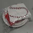 96 Pcs Baseball Birthday Party Supplies Including Plates, Napkins, Forks & Party Favors