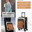 LOVEVOOK Carry On Luggage 22x14x9 Airline Approved,20 Inch Carry On Suitcases with Wheels,Softside Rolling Suitcase with TSA Lock for Women Men,Lightweight Travel luggage