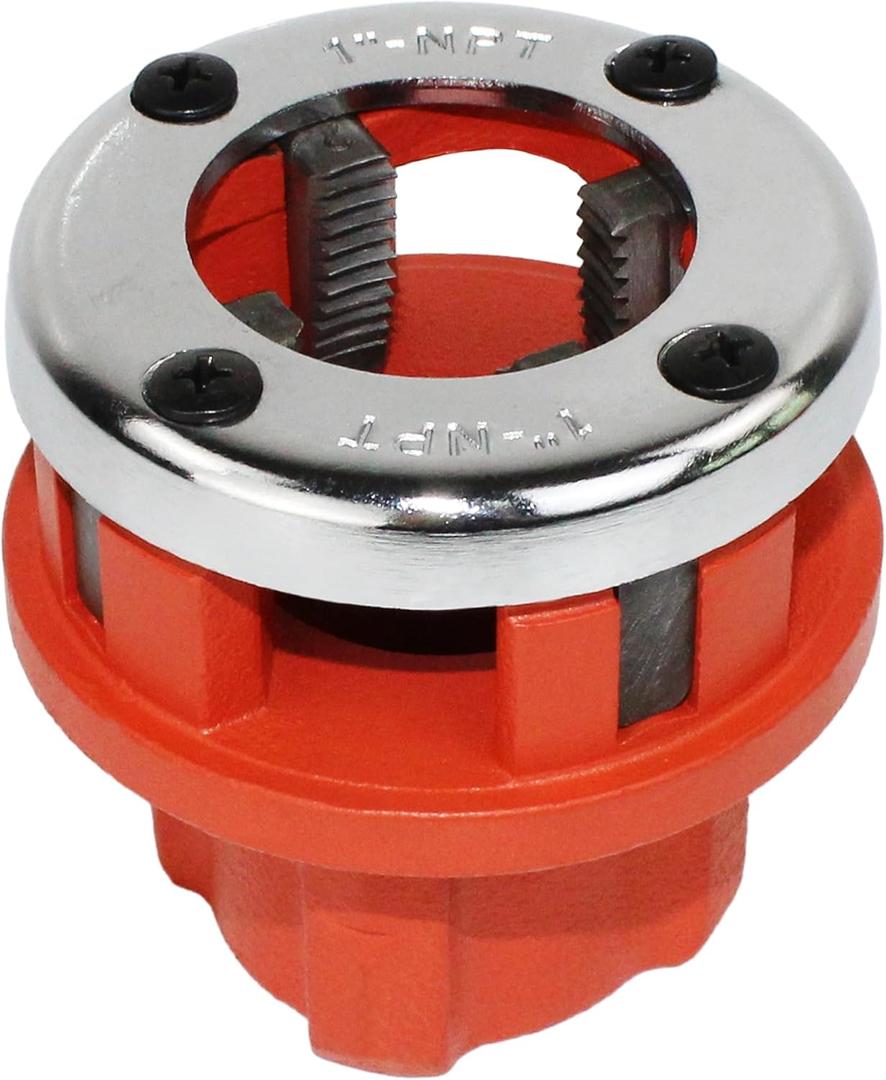 HFS (R Pipe Threading Tool Ratchet Pipe Threader Dies Ratcheting Pipe Threading Tool Kit Replacement 1'' for Professional Cutting & Pipe Threaders