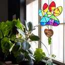 Dog Memorial Gifts for Loss of Dog, Pet Sympathy Suncatcher, Bereavement Keepsake Stained Glass Suncatchers for Windows