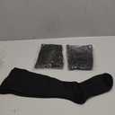 3 Pack Plus Size Compression Socks for Women & Men, Extra Wide Calf Knee High Stockings for Circulation Support, Size XL