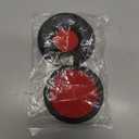 Geekria Replacement Ear Pads for Sony MDR-V55, V500DJ Headphones Ear Cushions, Repair Parts (Black Red)